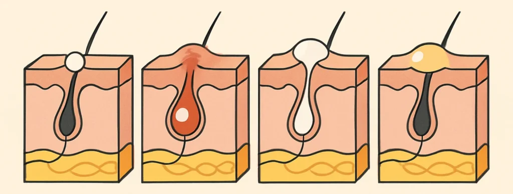 clogged pores